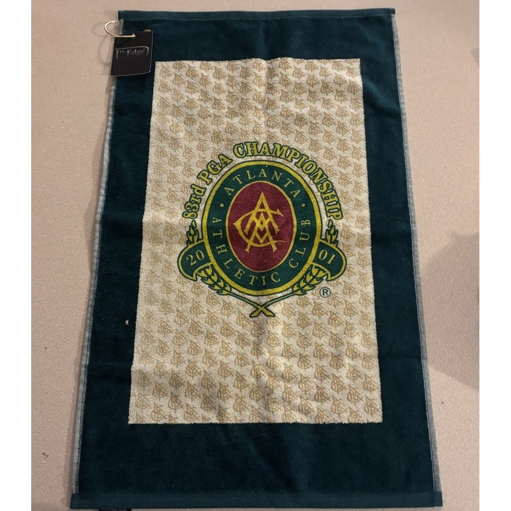 2001 83rd PGA Championship Golf Towel Atlanta Athletic Club New With Tags